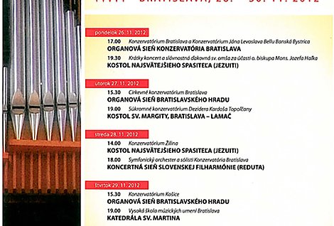 Prehliadka mladých slovenských organistov
