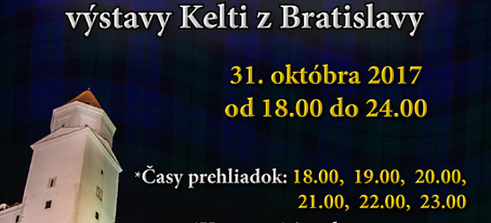 Keltský Samhain na Bratislavskom hrade - Nočné prehliadky výstavy Kelti z Bratislavy