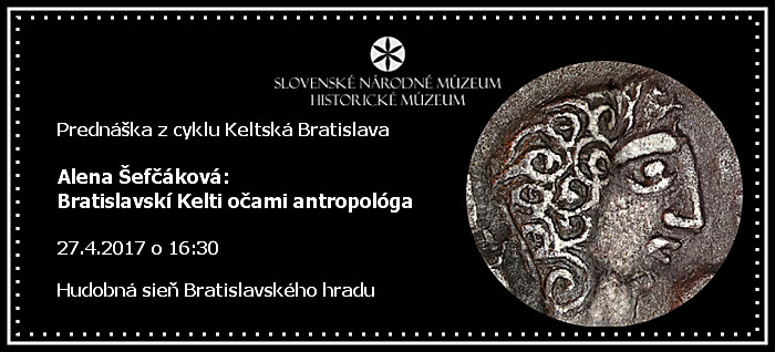 Prednáška Aleny Šefčákovej: Bratislavskí Kelti očami antropológa