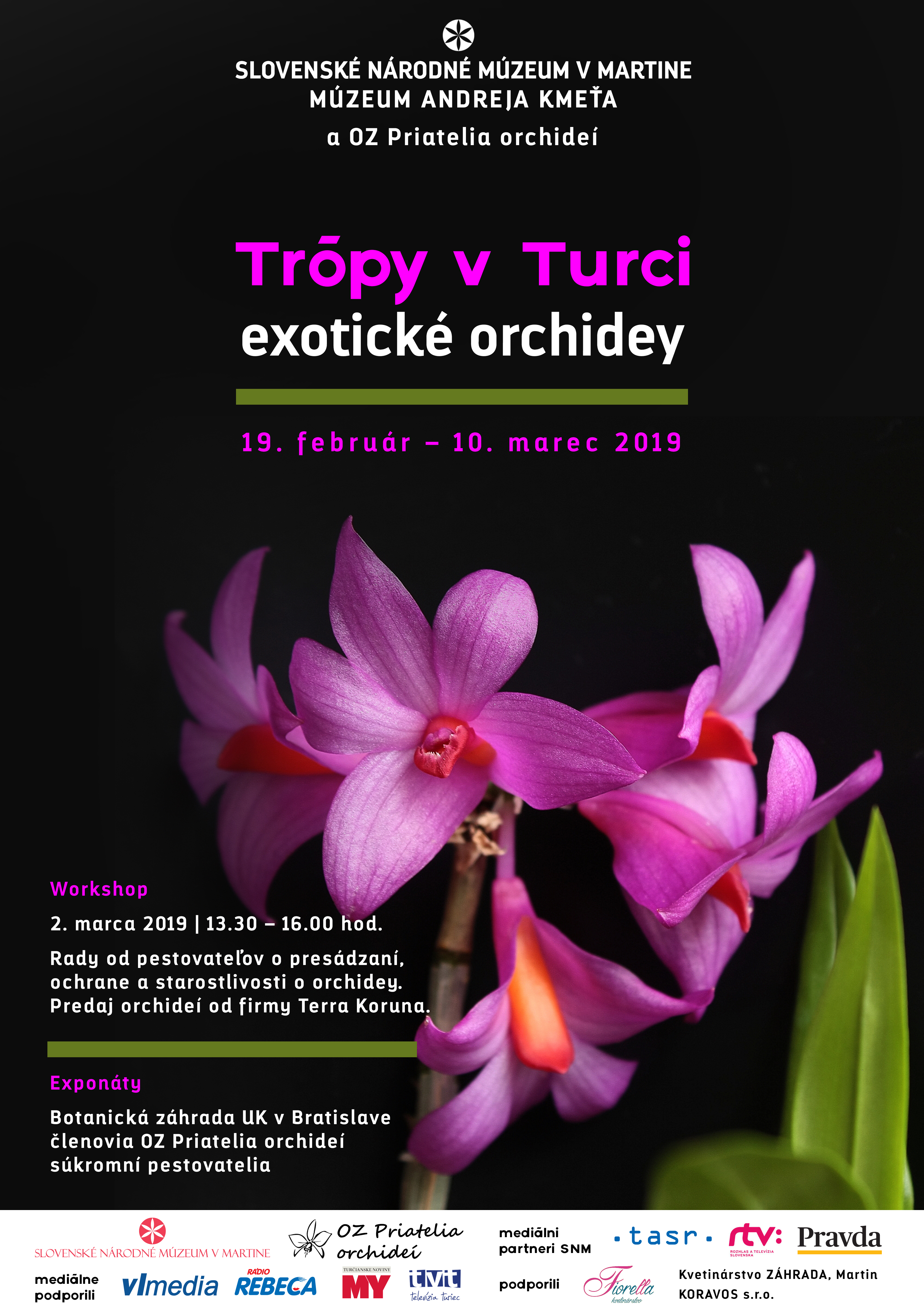 tropy v turci exoticke orchidey muzeum andreja kmeta