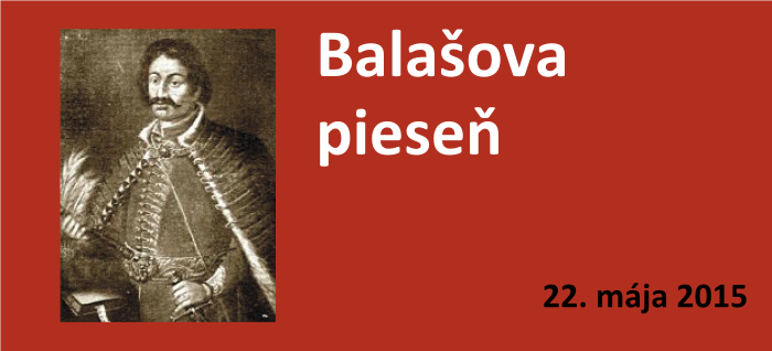 Plagát k podujatiu Balašova pieseň