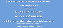 Prednáška Mladena Heruca "Môj Záhreb a 924 rokov Záhrebského biskupstva"