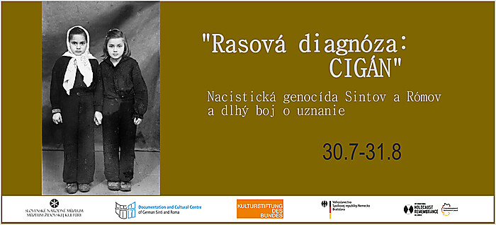 Výstava „Rasová diagnóza: Cigán“ - Nacistická genocída Sintov a Rómov a dlhý boj o uznanie 
