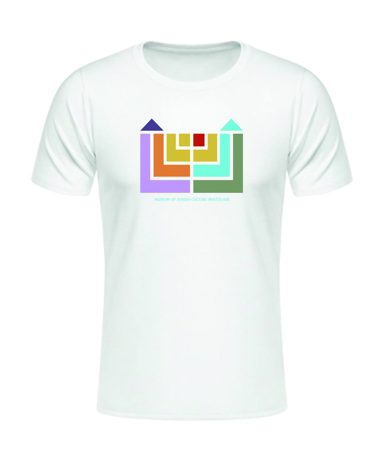 Tričko s viacfarebným logom