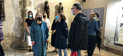 Kontrolný deň s ministerkou kultúry Slovenskej republiky Natáliou Milanovou na Spišskom hrade. Záchrana slovenského UNESCO klenotu