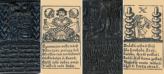 Zbierka štočkov na tlač vykladacích kariet v Slovenskom národnom múzeu – Múzeách v Martine 