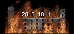 Bratislavský hrad zhorí. Videoprojekcia pripomenie výročie požiaru