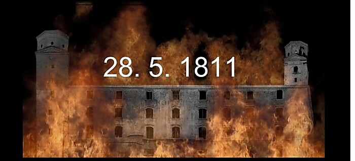 Bratislavský hrad zhorí. Videoprojekcia pripomenie výročie požiaru